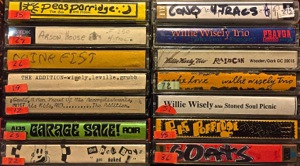 Willie Wisely cassette tapes Peas Porridge ROIR Pravda Records, Raincan Gark